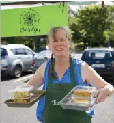  ?? Babara Eames displaying her fresh home cooked produce at Tralee’s Farmer’s Market at the weekend. Photo by Domnick Walsh ??