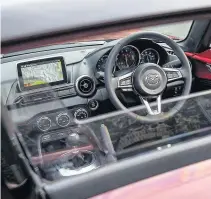  ??  ?? Mazda MX-5 RF interior
