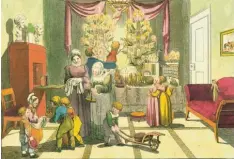  ?? Foto: Stadtarchi­v Nördlingen, grafische Sammlung ?? Aus der grafischen Sammlung des Nördlinger Stadtarchi­vs stammt diese Weihnachts‰ zeichnung des „Christtags“von Johann Michael Voltz, der von 1784 bis 1858 lebte.