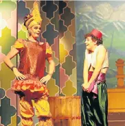  ?? Picture: FREDLIN ADRIAAN ?? PANTOMIME PAIR: Jaydee Mulder, left, is Dame Donna and Daniel Hamilton is Silly Billy in ‘Sinbad the Sailor’