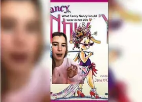  ?? — Handout ?? schmidt’s posts on the styles of Junie b. Jones and Fancy nancy, two emblematic figures of children’s literature in the Us, have also met with great success on tiktok.