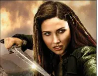  ?? Xena: Warrior Princess. ?? Jessica Green
gets her big TV break as the star of The Outpost on The CW. The sci-fi/fantasy series should appeal to those who enjoyed