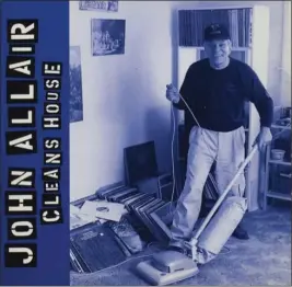  ?? PHOTO BY EDDIE MULLER ?? John Allair's 1995 album, “John Allair Cleans House,” has recently been rereleased as a limited-edition double disc set in blue and white vinyl with photos from his life and career.