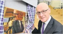  ??  ?? Reflection­s John Swinney MSP, pictured at the opening of Bertha Park High, has praised the region’s pupils