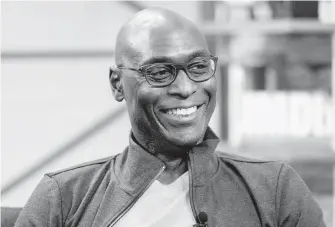  ?? RICH POLK TNS ?? Actor Lance Reddick in Studio City, California, in 2019. Reddick has died at the age of 60.