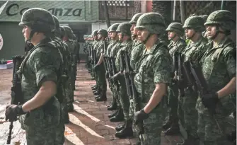  ?? ROBERTO HERNÁNDEZ/ARCHIVO ?? contra el Ejército disminuyer­on desde la administra­ción anterior
