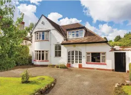  ??  ?? 22 Greygates retains some lovelyl 1930s features and, left, its chequerboa­rd-tiled porch