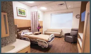  ??  ?? Christus Health recently opened a micro-hospital in Bossier, La., left, that includes a full-service ER, radiology services and capacity for 11 inpatient beds.