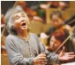  ?? STEVEN SENNE/ASSOCIATED PRESS ?? Former Director of the Boston Symphony Orchestra Seiji Ozawa conducts the orchestra during a rehearsal of Berlioz’s “Symphonie Fantastiqu­e” at Symphony Hall in Boston in 2008.