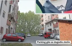  ??  ?? Parking gde se dogodio zločin