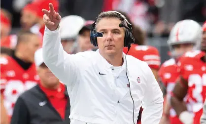  ??  ?? Urban Meyer had an 82-9 record with the Buckeyes. Photograph: Greg Bartram/USA Today Sports