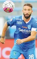  ?? LAPRESSE ?? LAZIO-ROMA Lorenzo Tonelli, 25 anni, capitano e colonna difensiva dell’Empoli