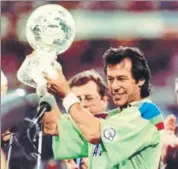  ?? GETTY ?? Imran Khan led Pakistan to the World Cup title in 1992.