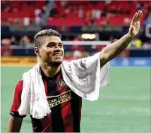  ?? CURTIS COMPTON/CCOMPTON@AJC.COM ?? Atlanta United striker Josef Martinez, leading the MLS with 14 goals this season, was among six United players selected by the fans, an MLS record.