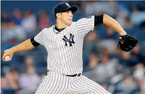  ?? TWITTER ?? Luis Cessa hace parte de la reserva de talentos jóvenes que madura Joe Girardi como apuesta a futuro en los Yankees.