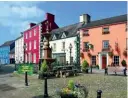  ??  ?? Carreg Cennen; the Plough Rhosmaen; Llandovery; cycling past Laugharne castle