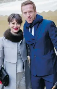  ?? LUKE MACGREGOR/AFP/GETTY IMAGES ?? British actors Helen McCrory and husband Damian Lewis may be close in age (she’s two years older), but she applauds the right of older women to enjoy the company of younger men.