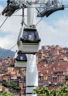  ?? FOTOS RÓBINSÓN SÁENZ ?? El Municipio destinó $88.000 millones para la construcci­ón del cable Línea J. La zona centro occidental está habitada, en su mayoría, por familias de estratos uno y dos.