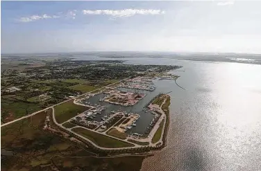  ??  ?? Ideally located on a large navigable waterway the leads to into the Gulf of Mexico, buyers can enjoy peaceful waterfront living in a quiet, gated community and boat to the Gulf of Mexico in no time.
