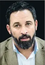  ?? LUCA PIERGIOVAN­NI / EFE ?? El líder de Vox, Santiago Abascal