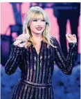  ?? FOTO: AP ?? Taylor Swifts Album „Folklore“ist das bestverkau­fte des Jahres.