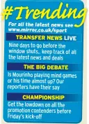  ??  ?? TRANSFER NEWS LIVE THE BIG DEBATE CHAMPIONSH­IP