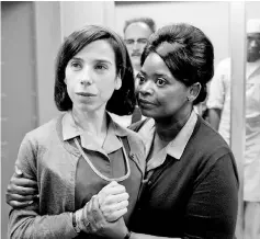  ??  ?? Sally Hawkins and Octavia Spencer (right) in ‘The Shape of Water'. — Photo courtesy of Fox Searchligh­t Pictures