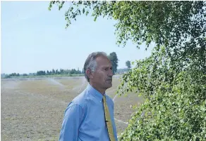  ?? — KIM STEPHENS ?? Ted van der Gulik of Partnershi­p for Water Sustainabi­lity in B.C., says farmers will need improved irrigation infrastruc­ture.