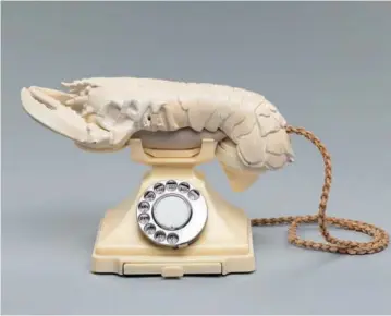  ?? ?? “Lobster Telephone” by Salvador Dalí and Edward James