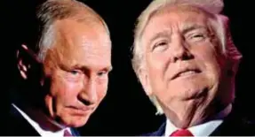  ??  ?? CONTROVERS­IA. Vladimir Putin y Donald Trump entablaron un diálogo sobre la situación de Venezuela.