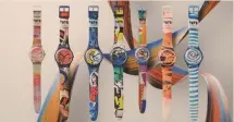  ?? I modelli della Swatch x Tate Gallery Collection ?? Magnifici sette.