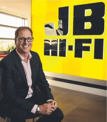  ?? Picture: STUART McEVOY ?? BRIGHT SPOTS: Richard Murray, CEO of JB Hi-Fi, said sales of Google Home (left) and Nintendo Switch consoles were strong points for the company.