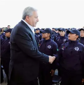  ?? ?? El alcalde dijo que con estas acciones se refuerza la seguridad en Saltillo.