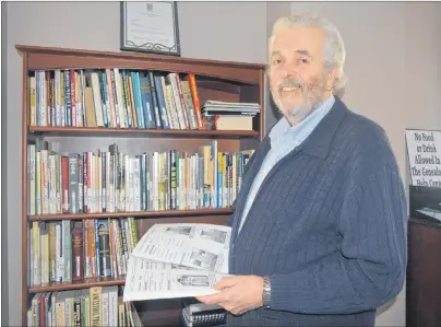  ?? SUBMITTED PHOTO ?? Norman MacDonald is president of the Cape Breton Genealogy and Historical Associatio­n. Its help centre, located at the Old Sydney Society building at 173 Charlotte Street in Sydney, has reopened for another season.