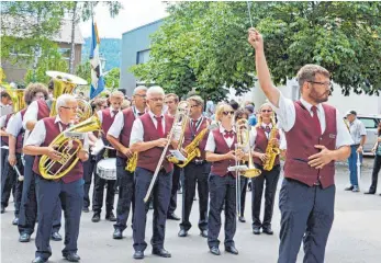  ?? FOTO: WALTER SAUTTER ?? Der Musikverei­n Wurmlingen spielt am Jubiläumsw­ochenende groß auf.