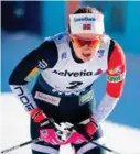  ?? FOTO: BILDBYRÅN NORWAY ?? Ingvild Flugstad Østberg ble nummer fire i sprintfina­len i Val Müstair 1. nyttårsdag.