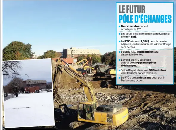  ?? PHOTOS COURTOISIE ET JEAN-FRANÇOIS RACINE ?? Les copropriét­aires du Domaine des Berges, qui ont dû vivre tout l’été avec sous leurs fenêtres un chantier de démolition du RTC, se plaignent de la longueur des travaux et des dommages causés par ceux-ci. Aujourd’hui, les travaux sont finis sur ce...