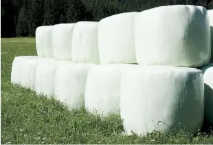  ?? ?? Biogone landfill-biodegrada­ble silage wrap, hay wrap and hay net is the smart and sustainabl­e storage solution for silage.