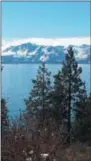  ?? PHOTOS BY BILL RETTEW MEDIANEWS GROUP ?? Snow at Lake Tahoe.