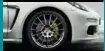  ??  ?? The Panamera S E-Hybrid can be identified by its acid green brake calipers.