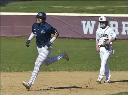  ?? PETE BANNAN — MEDIANEWS GROUP ?? Malvern Prep senior Lonnie White slugged a two-run home run in the first inning Friday afternoon against Henderson.