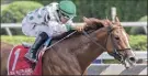  ?? Skip Dickstein / Special to Times Union ?? Promises Fulfilled won the Grade I Allen Jerkens at Saratoga in 2018.