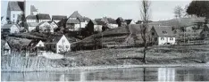  ?? Foto: Konrad Chronik/Repro: Ursula Katharina Balken ?? Der Weiher von Thal ist im Laufe der Jahre immer kleiner geworden. Heute gibt es ihn gar nicht mehr.