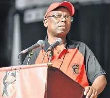  ?? /File picture ?? Money talks: Cosatu general secretary Bheki Ntshalints­hali says the union federation is looking forward to the chance to discuss areas of disagreeme­nt on the minimum wage bill.