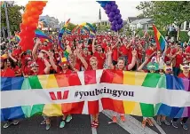  ?? PHOTO: BEVAN READ/STUFF ?? Westpac is one of 32 New Zealand companies which are certified with a Rainbow Tick, meaning it operates an inclusive workplace.