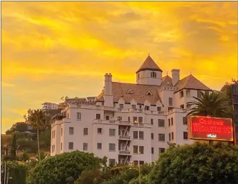  ?? AFP photo ?? View of Chateau Marmont on Sunset Strip in West Hollywood, California. —