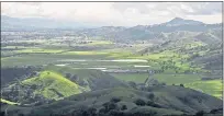  ?? RON HORII — SANTA CLARA VALLEY OPEN SPACE AUTHORITY ?? The San Jose City Council will decide today whether to approve a recommenda­tion by task force to change the valley’s land use designatio­n from industrial to open space and agricultur­e.