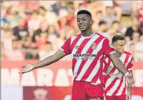  ??  ?? El ‘Choco’ Lozano inauguró el marcador en el estadio de Santo Domingo, en Alcorcón