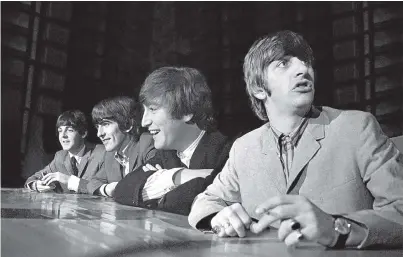  ??  ?? From left: Paul McCartney, George Harrison, John Lennon and Ringo Starr.