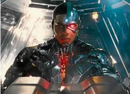  ??  ?? Ray Fisher rises as the cybernetic hero.